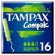 TAMPAX COMPAK TAMPONY SUPER 16 KS - 1/5