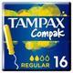 TAMPAX COMPAK TAMPONY REGULAR 16 KS - 1/5
