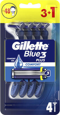 GILLETTE BLUE3 COMFORT POHOTOVÁ HOLÍTKA 3+1 KS